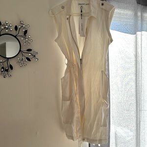 Short-sleeved dress with closure on the front CALVIN KLEIN